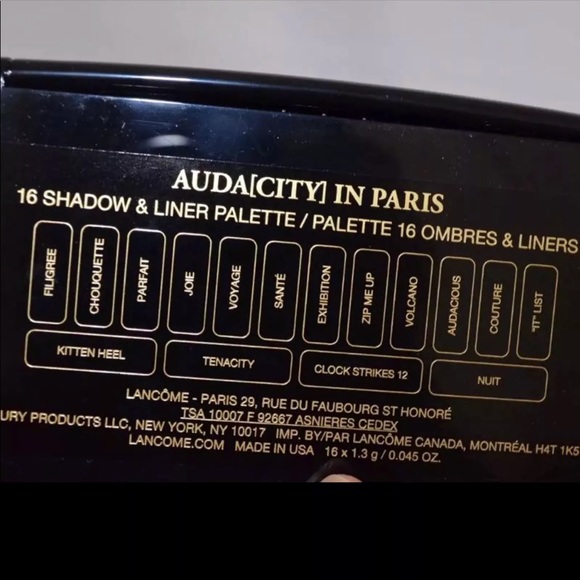 Lancôme Auda[City] In Paris Eyeshadow Palette - Picture 2 of 4